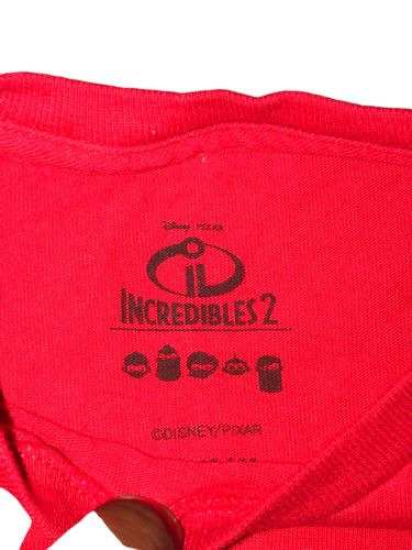 Incredibles 2 Disney Logo Shirts Red Men's (Size: M)