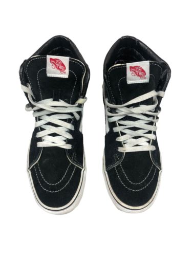 Vans SK8-HI Classic Black White Skateboard Shoes Men's (Size: 7.5) 500714