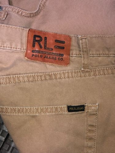 Polo Ralph Lauren Regular Straight Fit Beige Jeans Men's (Size: 38 x 30)