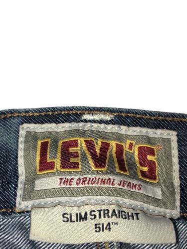 Levi Originals 514 Slim Straight Fit Med Wash Blue Jeans Men's (Sz: 38 x 32)