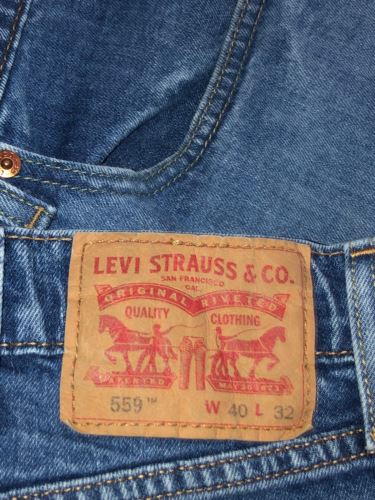 Levi's 559 Relaxed Fit Medium Wash Blue Jean's Men's (Size: 40 x 32) 005590530