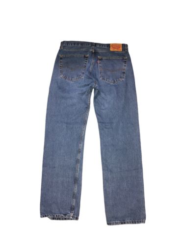 Levi's 505 Regular Fit Med Stone Wash Blue Jeans Men's (Size: 36 x 34) 5054886