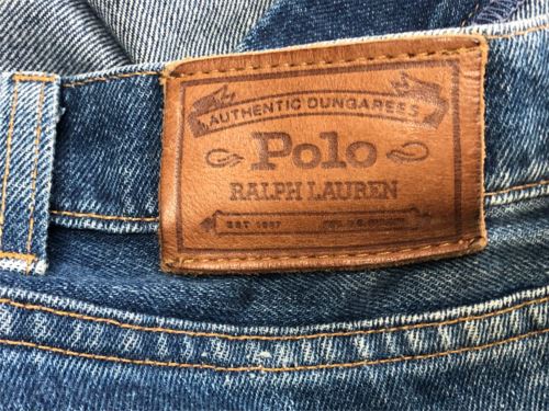 Polo Ralph Relaxed Fit Stone Wash Blue Jeans Men's (Size: 40 x 32)