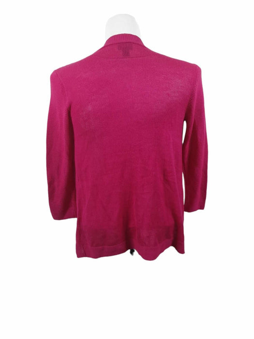 Worthington Women's Pink Long Sleeve Open Sweater (Size: S)