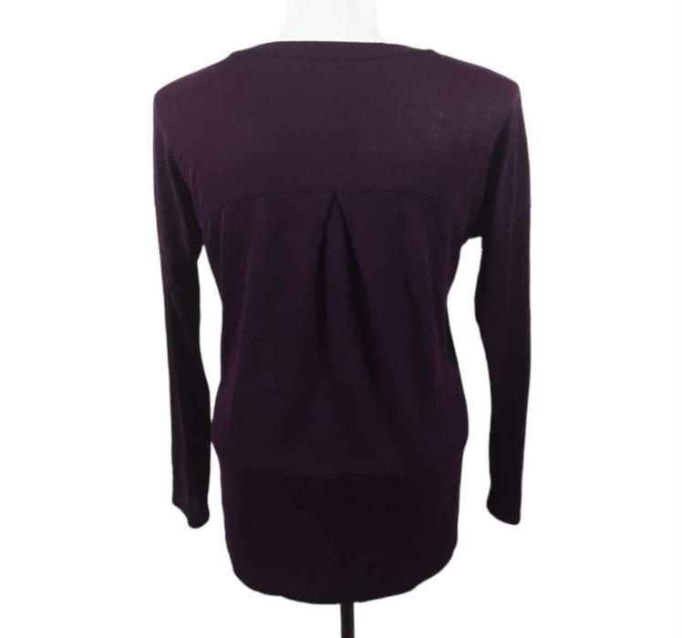 Stylus Women's Purple Long Sleeve Top (Size: L)