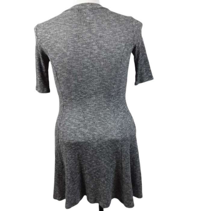 Aiden Y Women's Gray Thin Sweater Dress (Size: M)