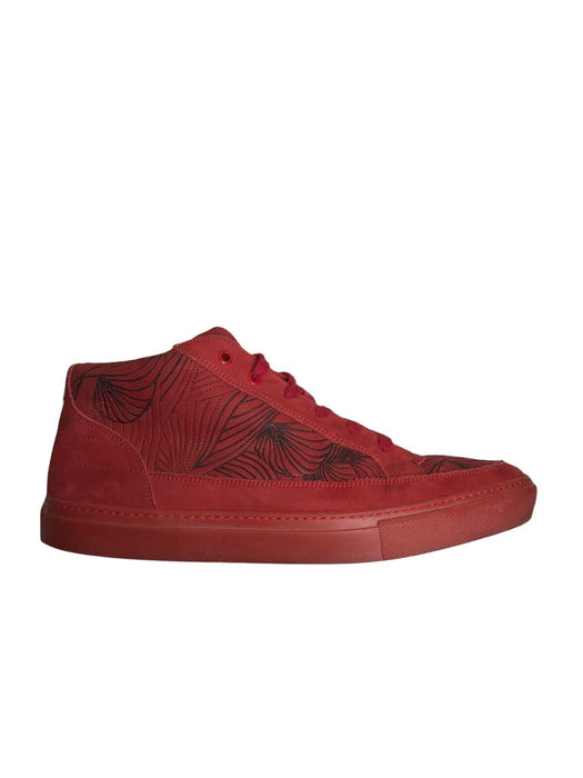 Steve Madden Plasma Art Red Soft Leather Shakeup Sneaker Shoes Men's (Size: 11)