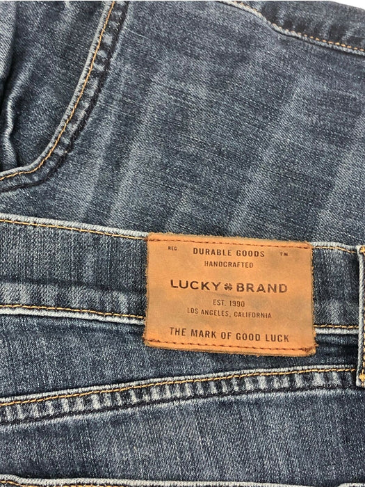 Lucky Brand 361 Vintage Straight Dark Wash Blue Men's (Size: 38 x 30)