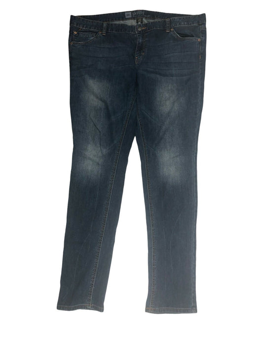 Mossimo Skinny Fit Premium Denim Stretch Dark Wash Blue Jeans Men's (Size: 18L)