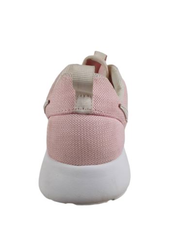 Nike Roshe One Prism Pink White Safety Running Shoes Girls (Sz: 5.5y) 599729-613