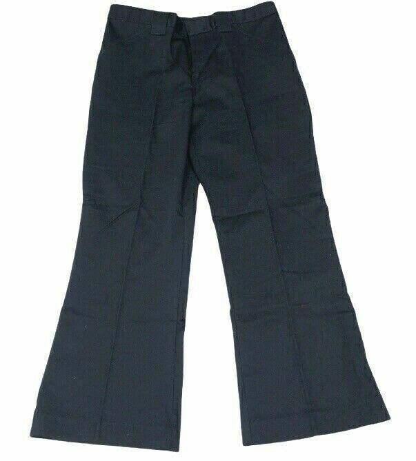 Dickies Girls Navy Blue Juniors Stretch School Carpi Pants (Sizes: 17RG)