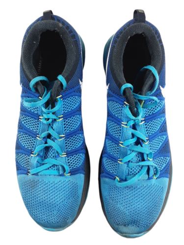 Nike Flyknit Lunar 2 Light Blue Running Shoes Men's (Size: 12) 620465-414