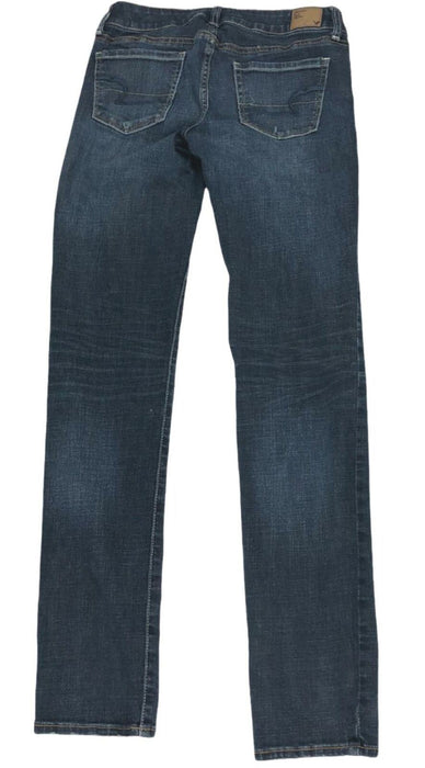 American Eagle Stretch Skinny Fit Dark Wash Blue Jeans Women's (Size: 4)