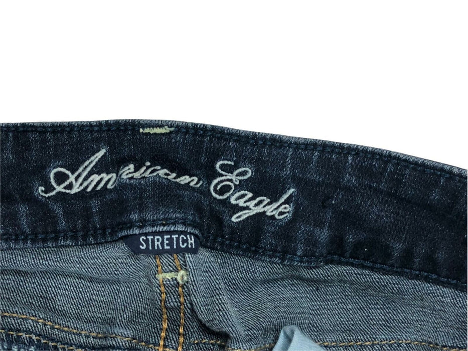 American Eagle Stretch Skinny Fit Dark Wash Blue Jeans Women's (Size: 4)