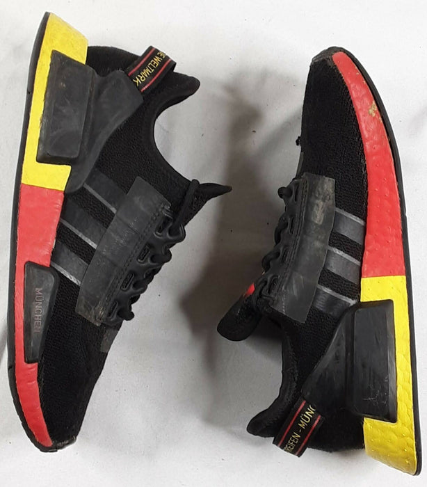 adidas Nmd_R1.V2 Mens Running Shoes Black/Red/Yellow (Size: 4.5) FY6630