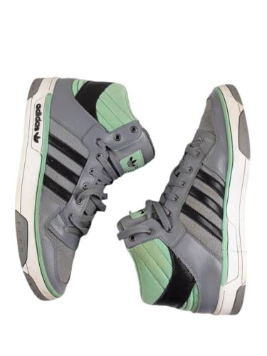 Adidas Originals Hardcourt Hi Grey/Green Casual Shoes Men's (Size: 8) G99479