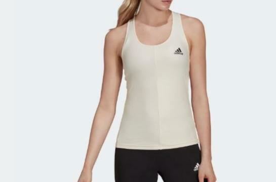 adidas Aeroready Women's Breathable Sport Tank Top White (Sizes: M,L,XL) GT0159