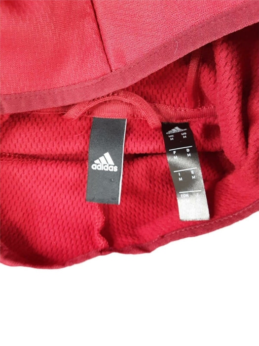 Adidas Men's Red "03 Die Market Mit Den" Long Sleeve Pullover Hoodie (Size: M)