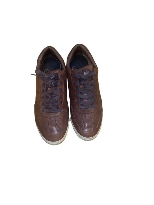 Polo Ralph Lauren Men's Hereford II Leather Sneaker Dark Brown (Size: 11.5 D)