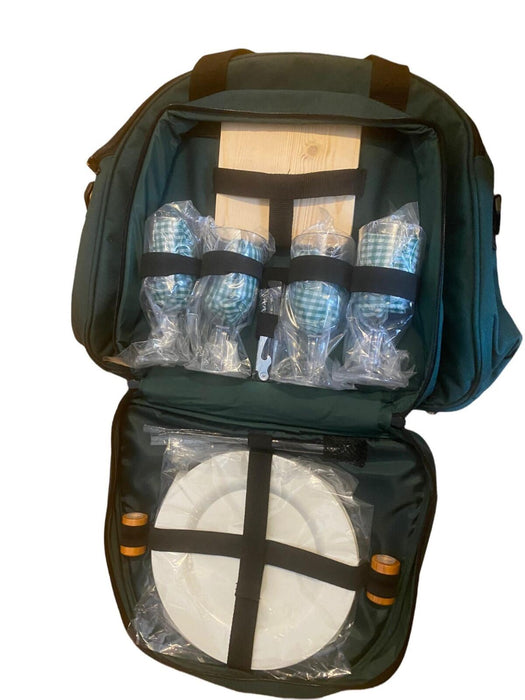 Thermal Deluxe 4 Place Setting Traveling Picnic Pack