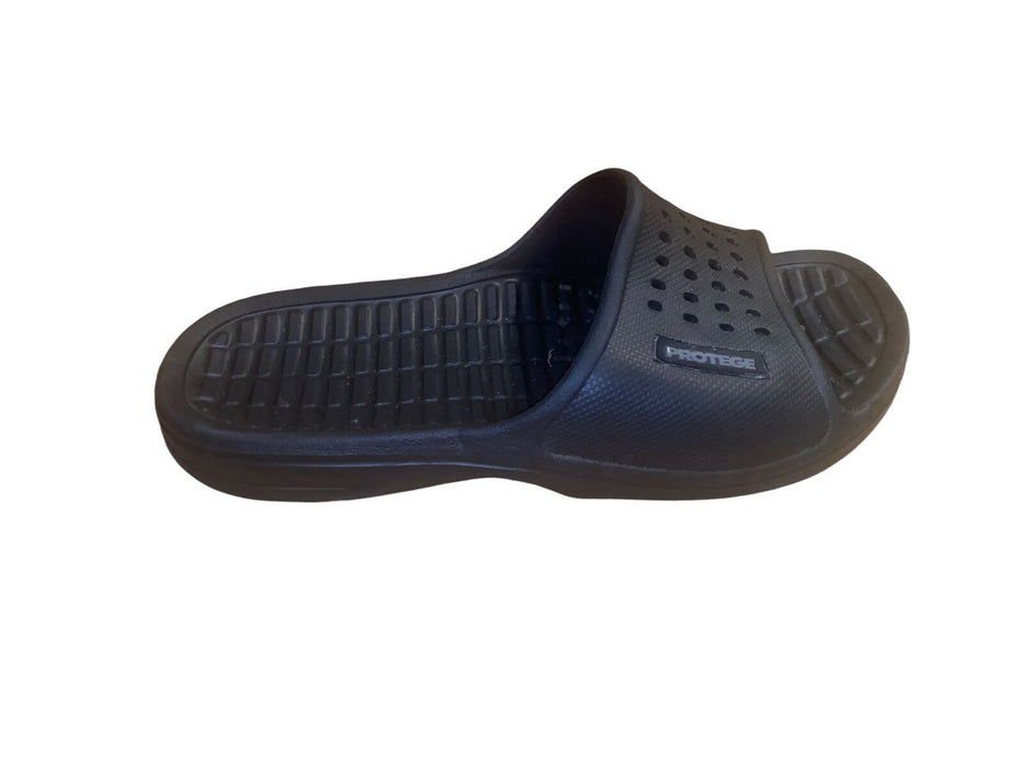 Protege Men Comfortable Slides Black (Size: 13)