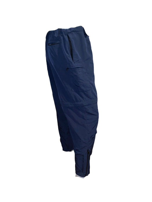 Olympic Uniform 100% Nylon Tactical Zip Leg Pants Navy (Size: 38 - 40)