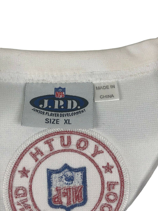 NFL Junior Player Development (J.P,D) Mesh Jersey White Youth (Size: XL)