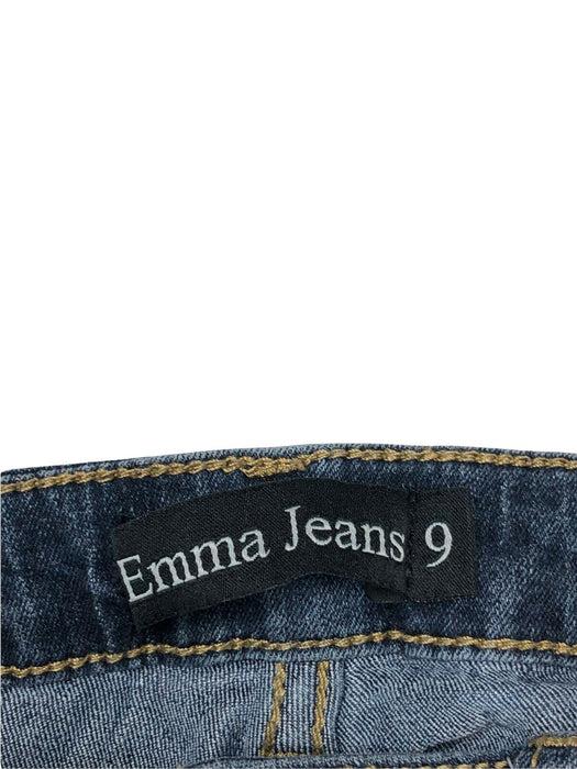 Emma Jeans Skinny Fit Super Stretch Dark Wash Blue Jeans Women's (Size: 9)