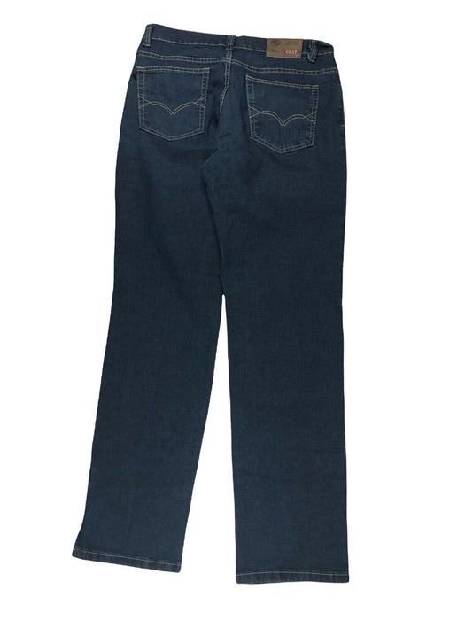 American Colt Regular Fit Stretch Dark Wash Blue Jeans Men's ((Size: 32 x 35)