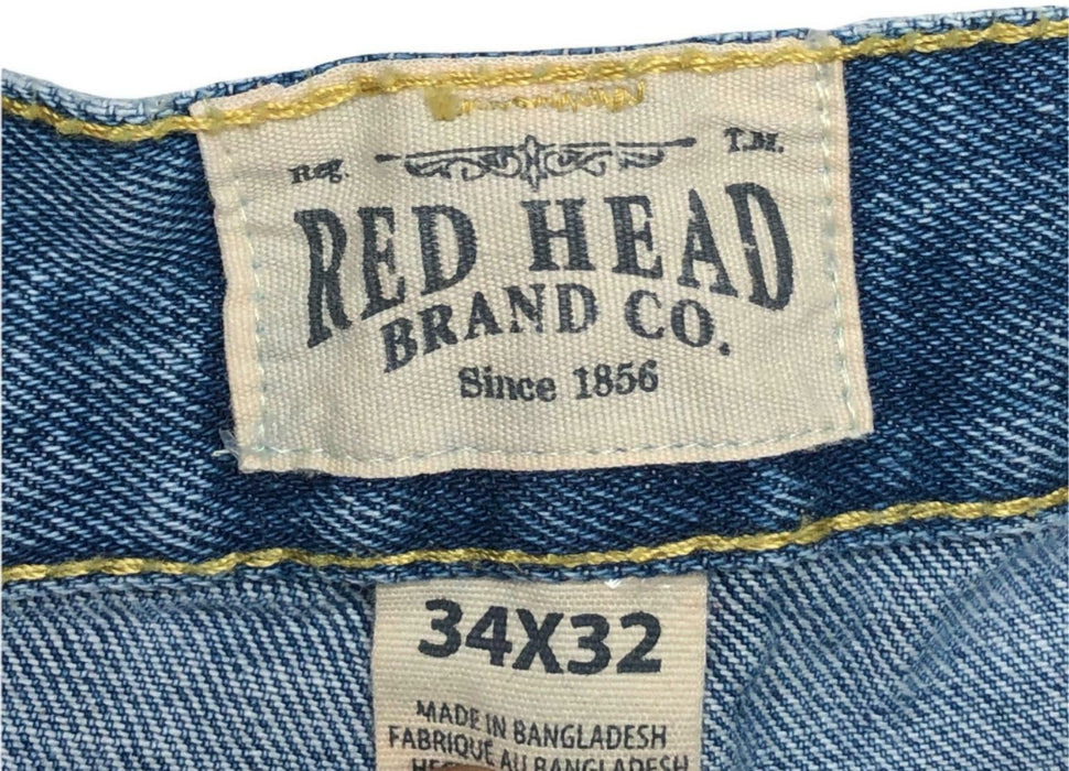 RedHead Vintage Regular Fit Medium Wash Blue Jeans Men's (Size: 34 x 32)