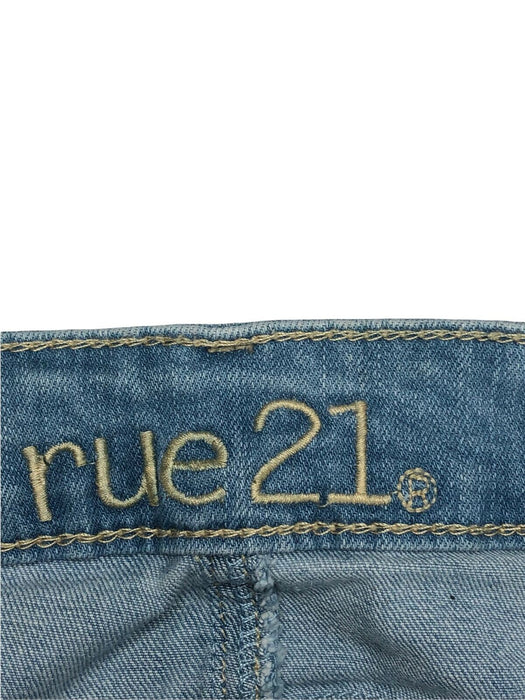 Rue 21 Mid Rise Skinny Fit Stretch Light Wash Blue Jeans Women's (Size: 2R)