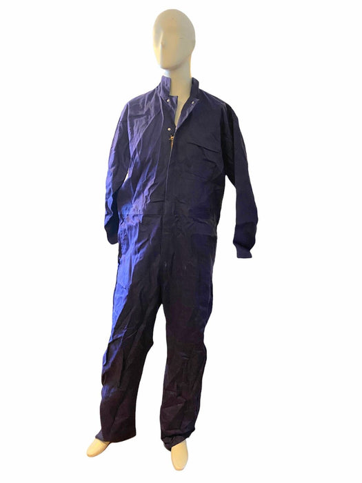 Flame Retartant Men's Coveralls Blue (Size: L)