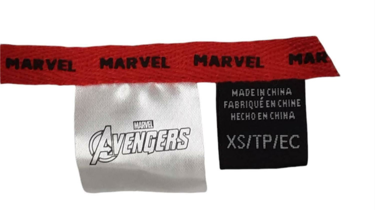 Marvel Avengers Boys Gray Full Zip Hoodie (Size: XS)