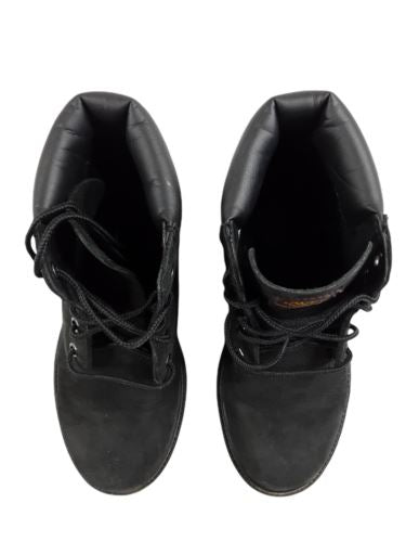 Timberland Premium 6" Black Nubuck Waterproof Boots Boys (Size: 2.5) 12907-2630