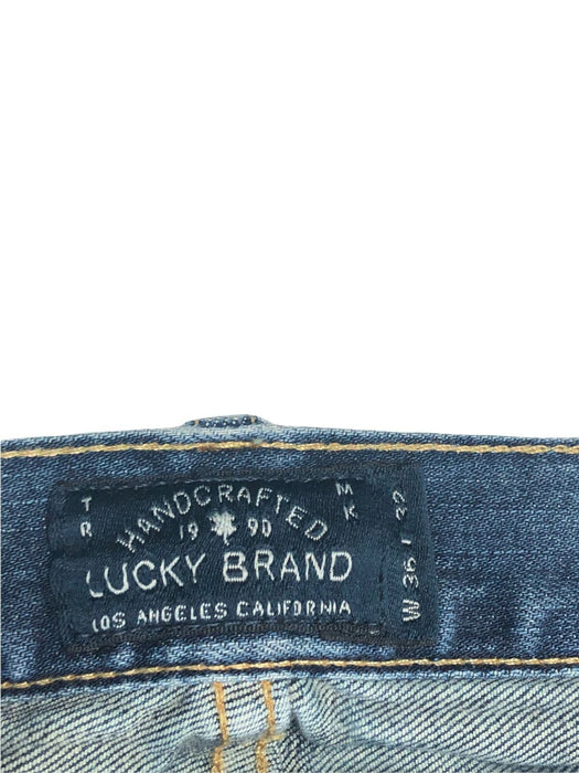 Lucky Brand 363 Vintage Straight Fit Med Wash Blue Jeans Men's (Size: 36 x 30)