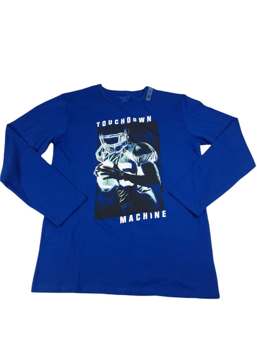 Place Boys Blue "Touch Down Machine" Long Sleeve T-Shirt (Size: XXL)