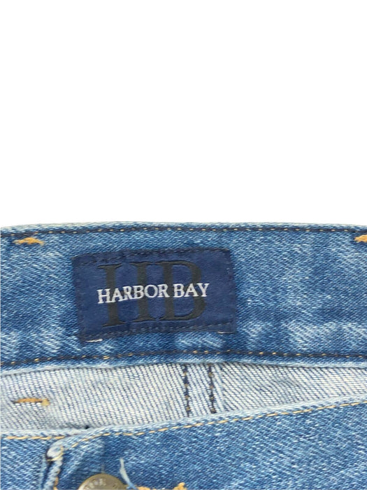 Harbor Bay Regular Straight Fit Medium Wash Blue Jeans Men's (Size: 44 x 30)