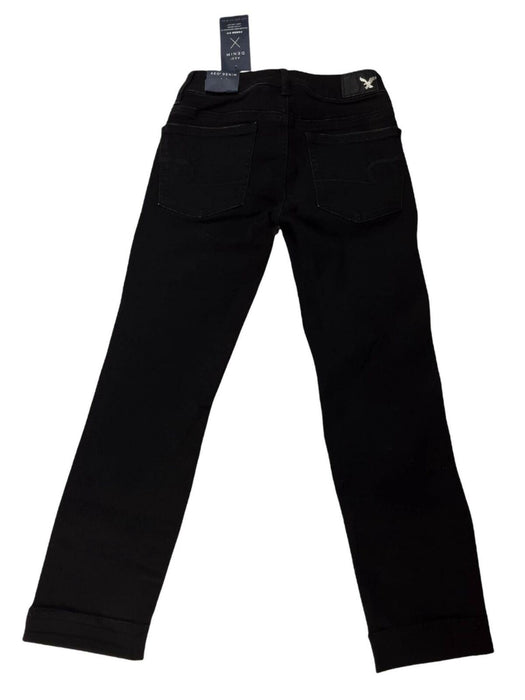 American Eagle Super Super Stretch Crop Jegging Black Jeans Women's (Size: 00)