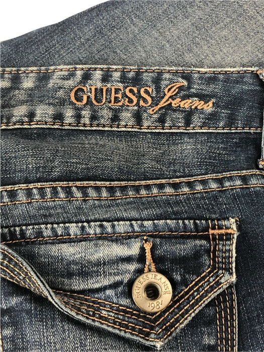 GUESS Women's Flirty BootCut Stretch Jeans Blue (Size:  29 )