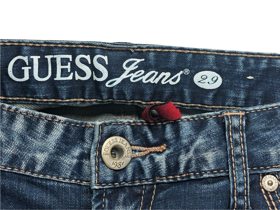 GUESS Women's Flirty BootCut Stretch Jeans Blue (Size:  29 )