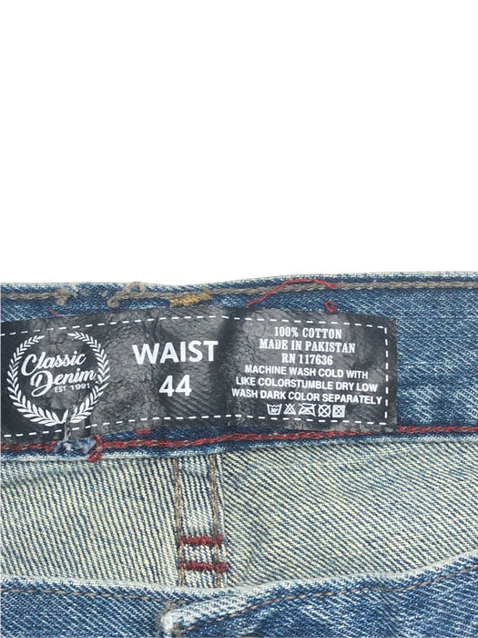 Classic Denim Classic Fit Medium Wash Blue Jeans Men's (Size: 44 x 30)