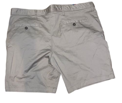 Marvel Men's Flat Front Flex Shorts Khaki (Size: 40 X 9)