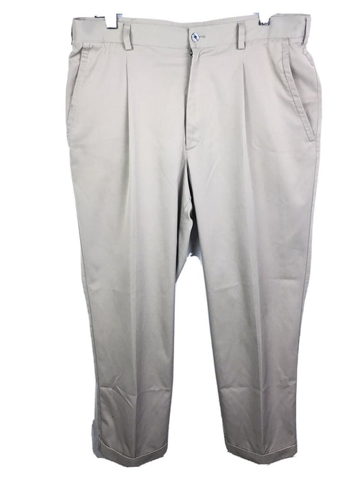 Nike Golf | Dri-fit Pleated Khaki Pants | Beige Men's (Size: 36/32)