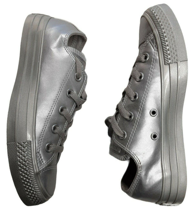 Converse All Star Tonalox Platinum Sliver Sneaker Shoes Women (Size: 6) 157663C