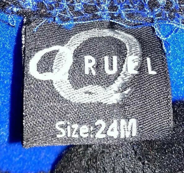 Oruel Black Lacquer Baby Black/Blue Always 23 Lit Pull On Hoodie (Size: 24M)