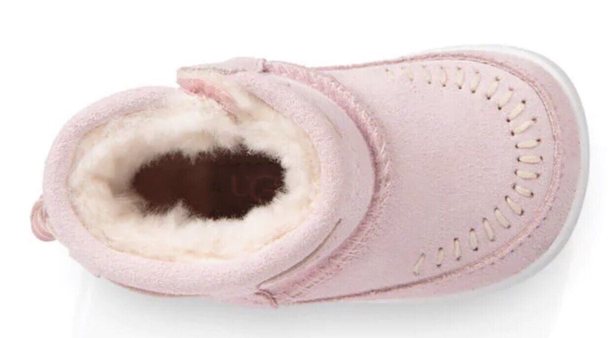 UGGs Cali Moc Campfire Baby Pink Bootie Toddlers Boots (Size: 2/3  6-12 Months)