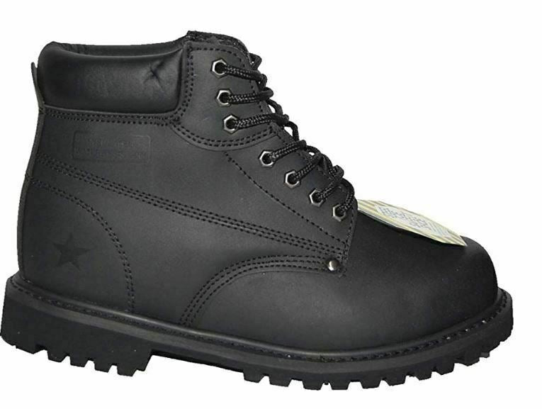 Five Star Steel Toe | Leather Classic Construction Boot | Black (Size: Varies)