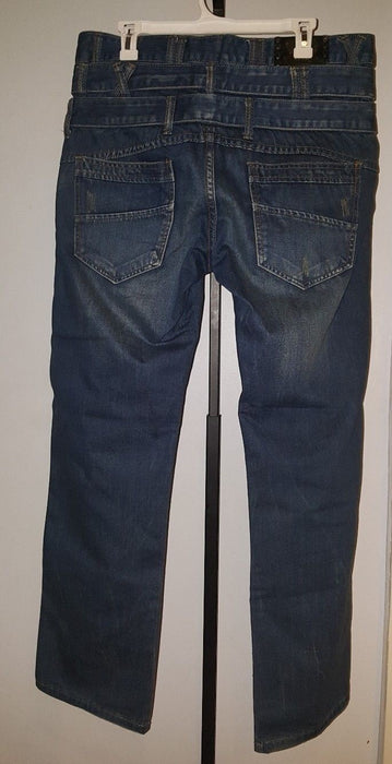 Young Republic Men's Blue designer Jeans (Sz 36x30)