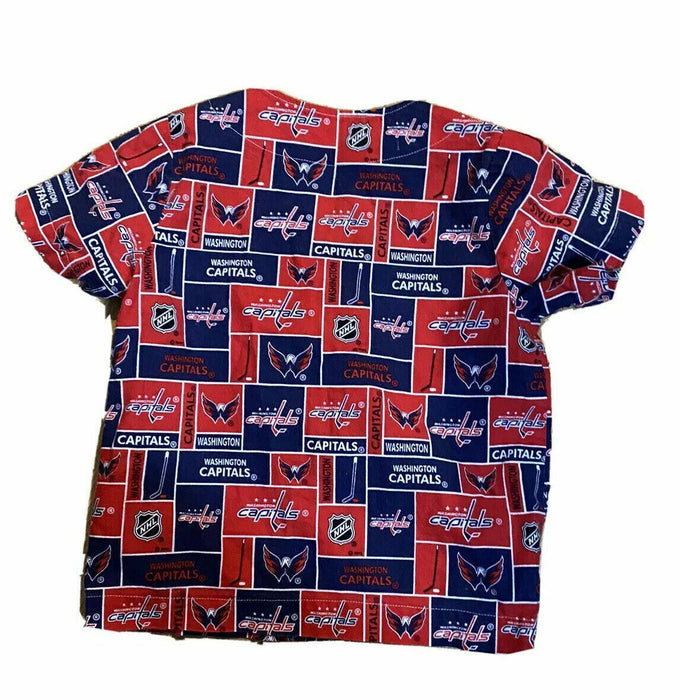 Washington Capitals NHL Handmade Button Down Shirt (Youth Size: Small)