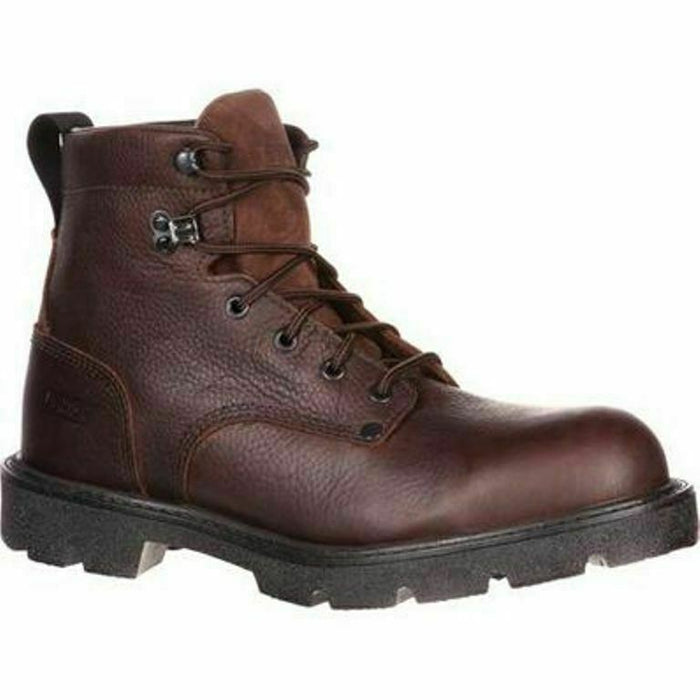 LEHIGH SAFETY STEEL TOE WORK BOOT LEHI015 Brown (Size: 8 W)